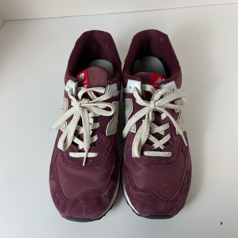 New Balance Burgundy Athletic Shoes